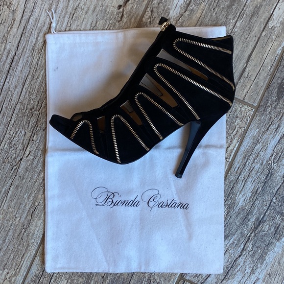 Bionda Castano Milano open toe heel sandals. Size 40 IT - Picture 13 of 13